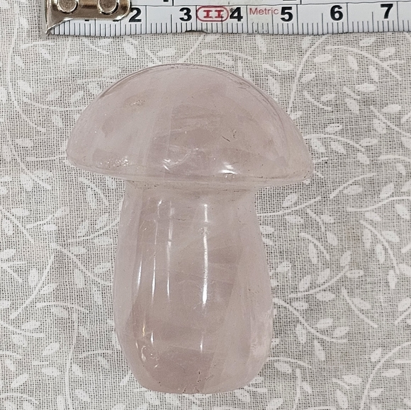 Pink Quartz Crystal Mushrooms - Picture 3 of 5
